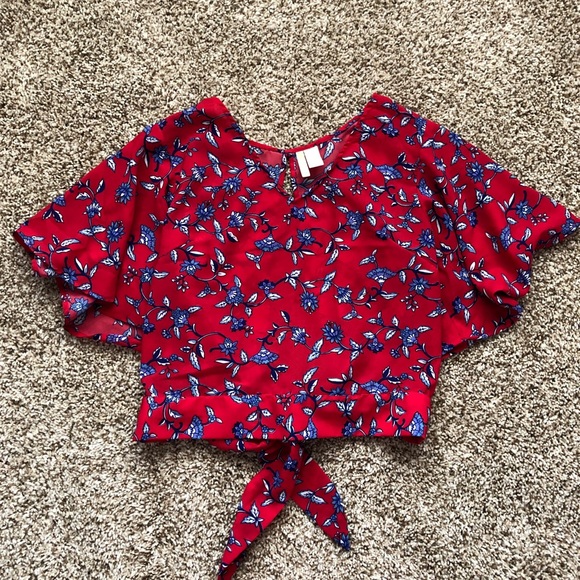 Japna Flowy Semi-Crop Top - Picture 1 of 3